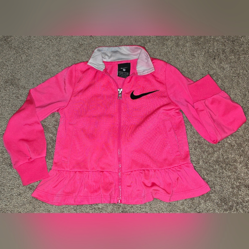 Nike Pink Athletic Jacket Lightweight Athletic Style-Toddler